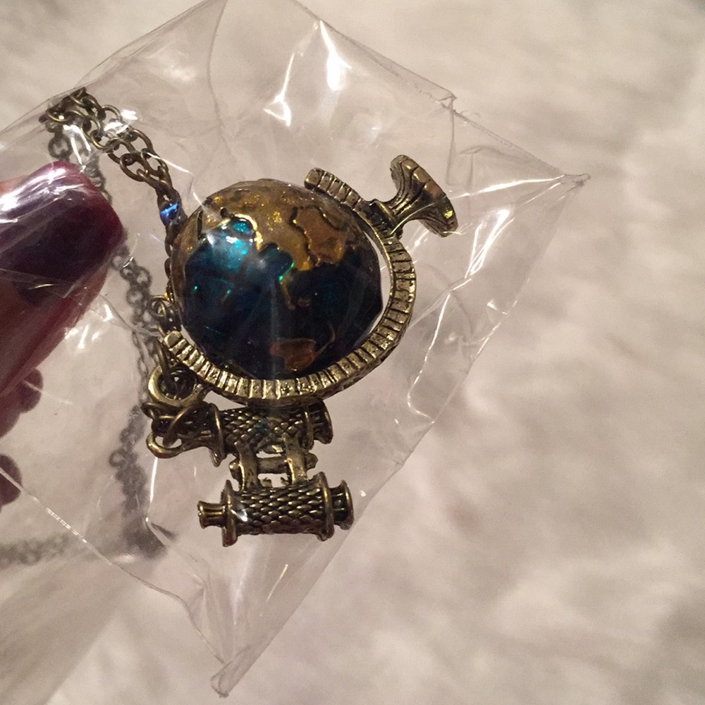 FREE GIFT 🎁 New globe telescope bronze pendant - Picture 7 of 9